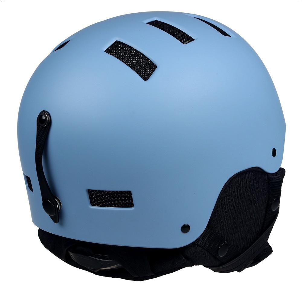 यूनिसेक्स वयस्क बच्चों, सीई और एएसटीएम के लिए डिटेचेबल ईयरमफ और लाइनिंग स्नो हेलमेट के साथ स्की हेलमेट स्केटबोर्ड हेलमेट